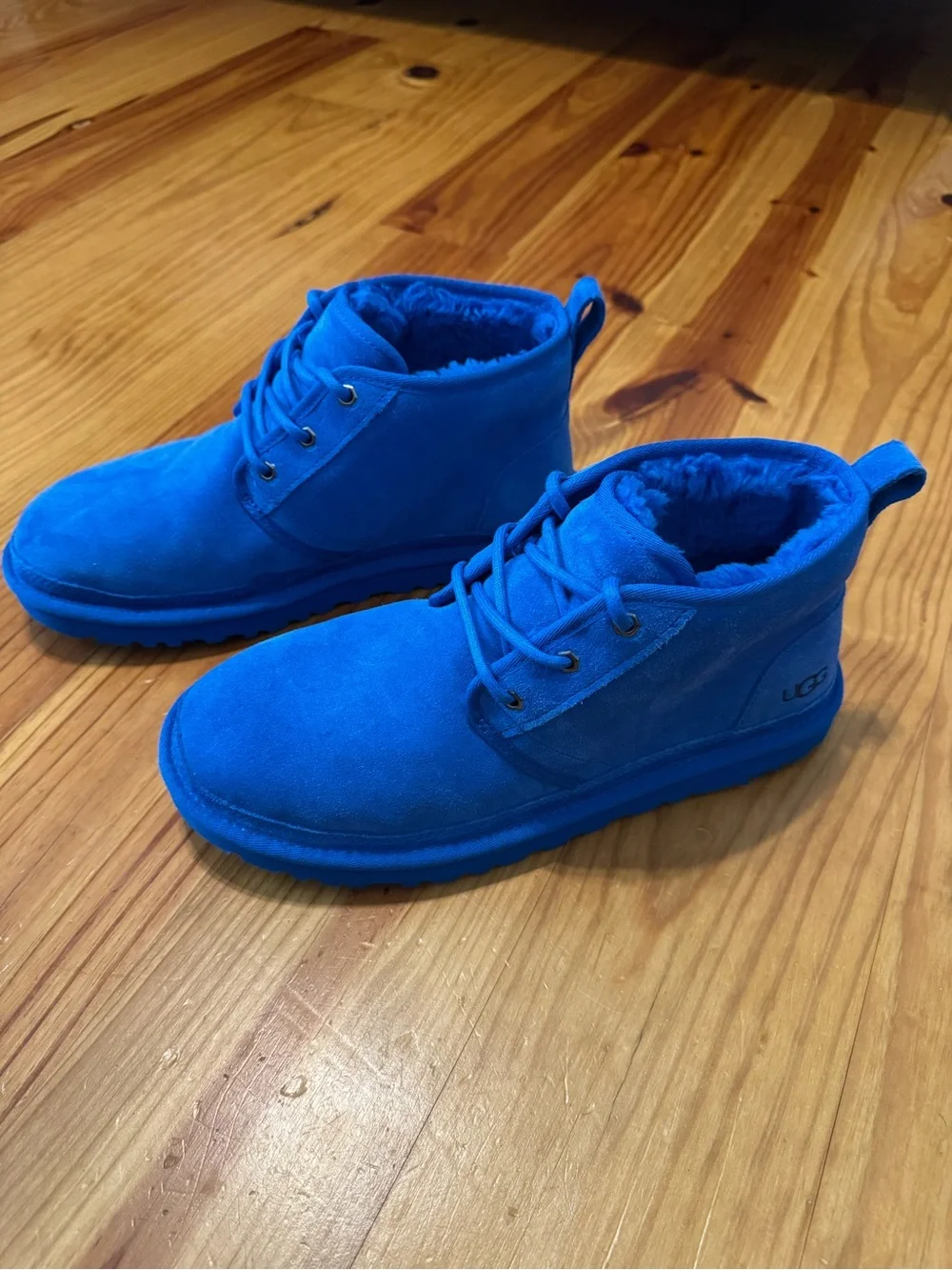 UGG Neumel Men's Chukka Ankle Boot US 11 - Dive Blue Suede